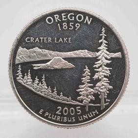 2005 American Proof Silver Quarter Oregon