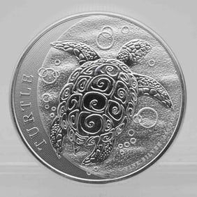 2015 Niue Turtle 2oz Fine Silver Coin