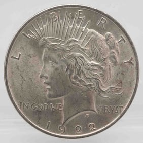 1922 American Peace Silver Dollar MS