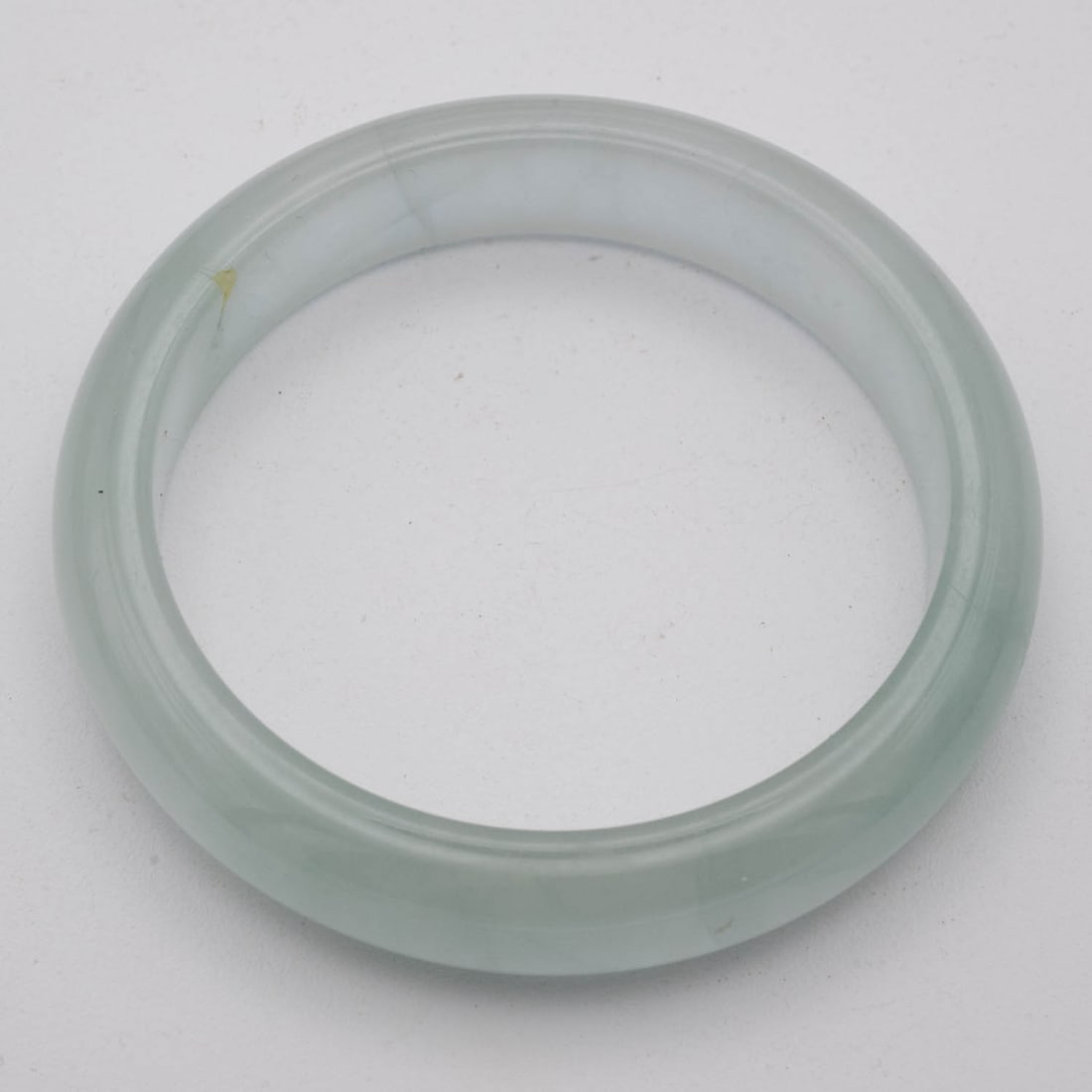 Chinese Translucent Green Jade Bangle (1 of 3)