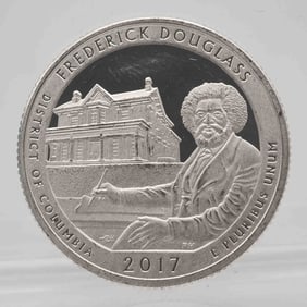 2017 American Proof ATB Silver Quarter Frederick Douglass