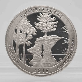 2018 American Proof ATB Silver Quarter Pictured Rocks