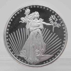 SilverTowne Mint St. Gaudens 1oz Silver Round