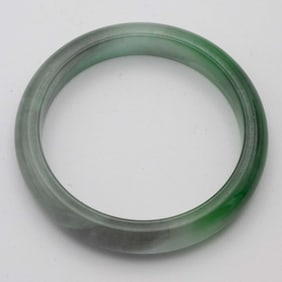Chinese Green Jade Bangle