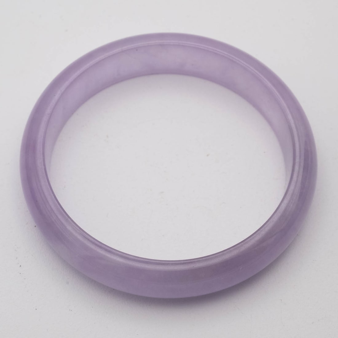 Chinese Icy Lavender Jadeite Bangle (1 of 3)
