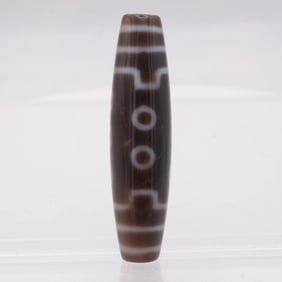 Chinese Tibetan Dzi Bead