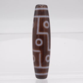 Chinese Tibetan Dzi Bead Pendant