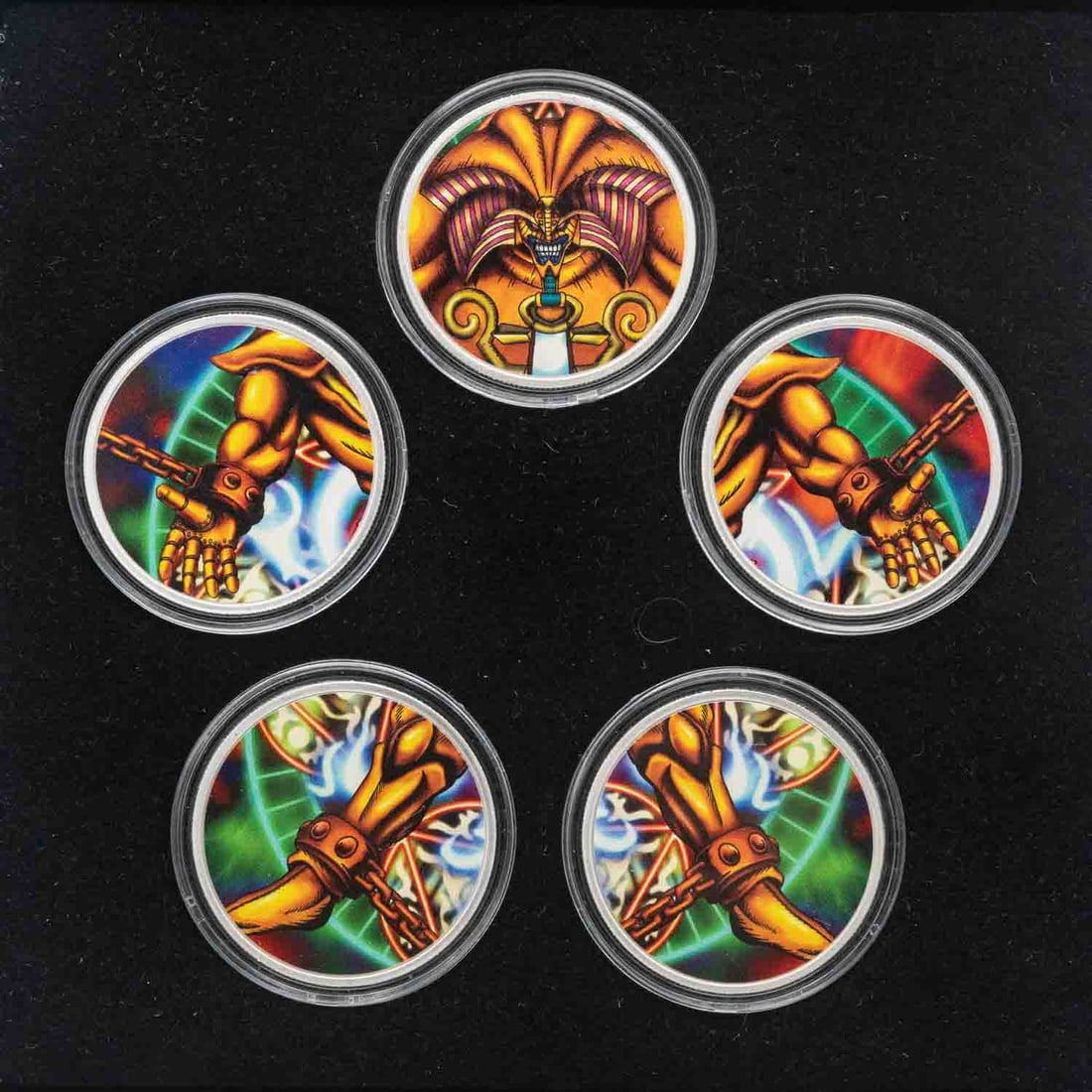 2023 Niue Yugioh Exodia 5 1oz Colorized Silver Coin Set LE 250 ONLY (1 of 8)