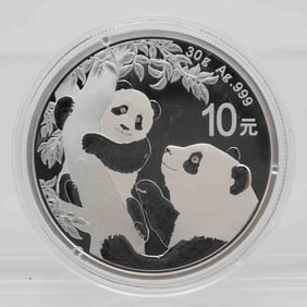 2021 Chinese Panda 1oz Silver Coin