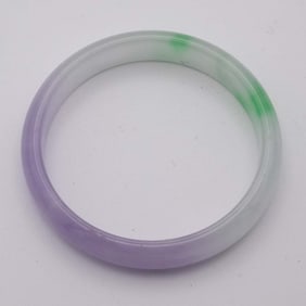 Chinese Multi Colored Jade Bangle