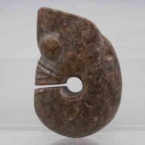 Old Chinese Hongshan Culture Jade Pig Dragon Figure