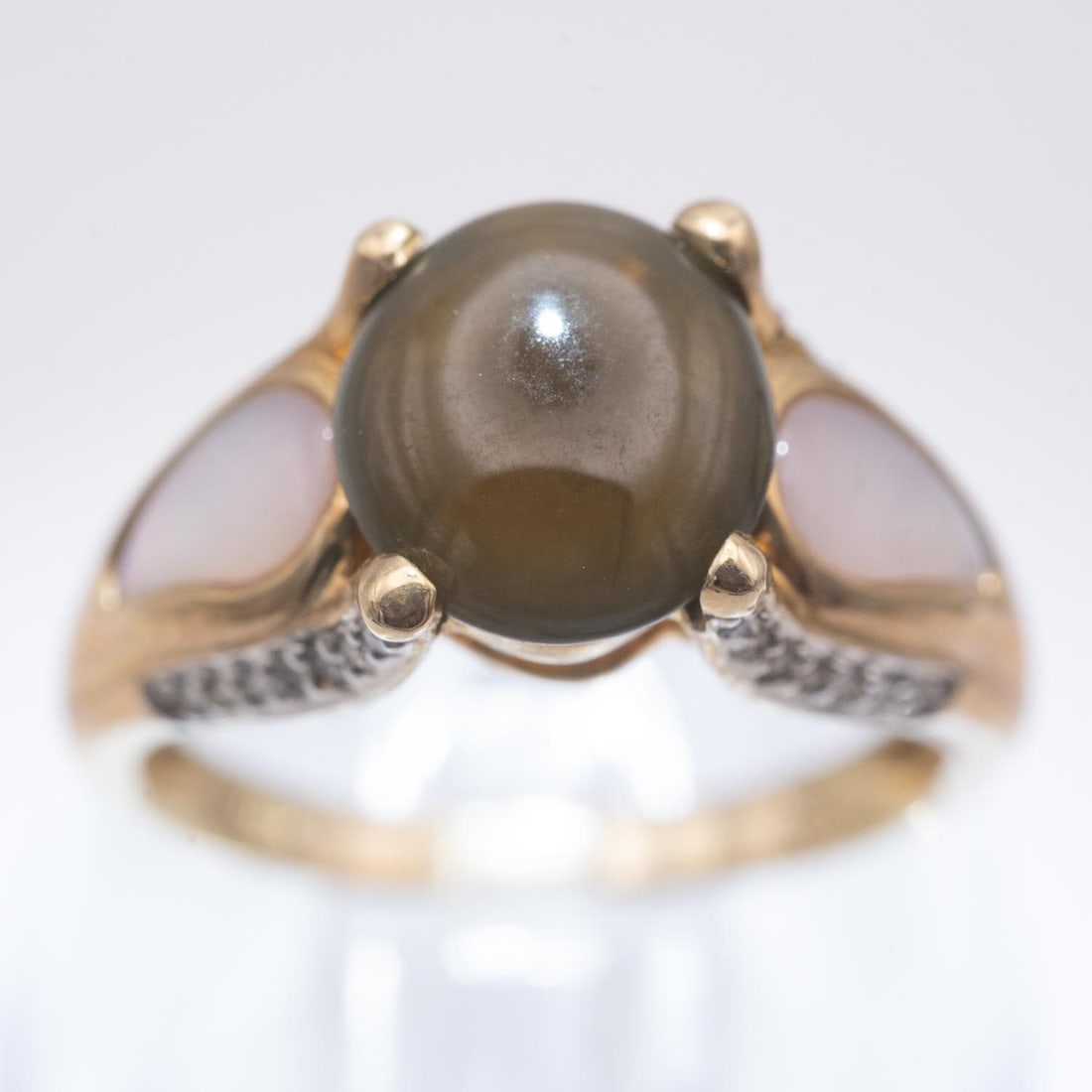 10k Gold Cat's Eye Quartz Ring (1 of 5)