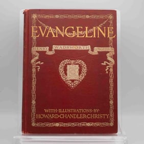 Vintage Henry Wadsworth Longfellow Book Evangeline