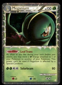 Meganium (Prime) HeartGold SoulSilver #109/123 Holo Pokemon Card