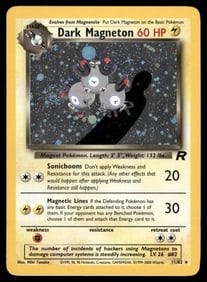Dark Magneton (28) Team Rocket #28/82 Holo Pokemon Card