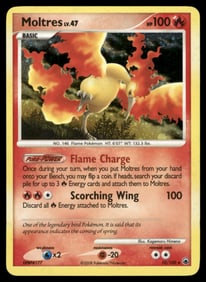 Moltres Majestic Dawn #10/100 Holo Pokemon Card