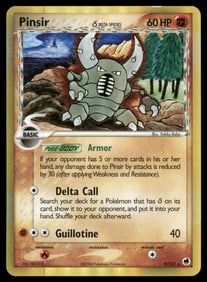 Pinsir (Delta Species) Dragon Frontiers #9/101 Holo Pokemon Card