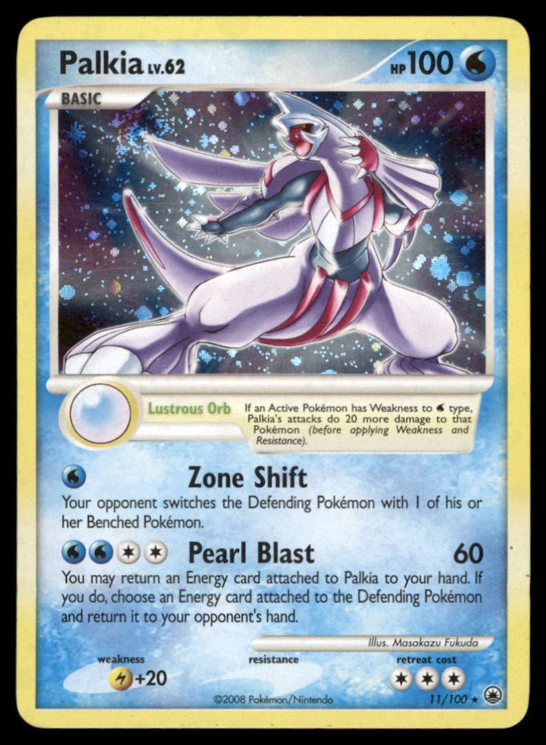 Palkia Majestic Dawn #11/100 Holo Pokemon Card: We offer combined shipping on multiple items. Buyers may also arrange their own shipping. LiveShipping is a separate and independent option for shipping that is NOT a part of the auction house or thei