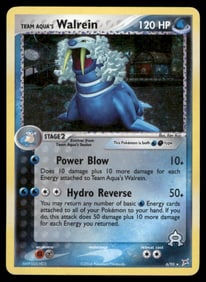 Team Aqua's Walrein Team Magma vs Team Aqua #6/95 Holo Pokemon Card