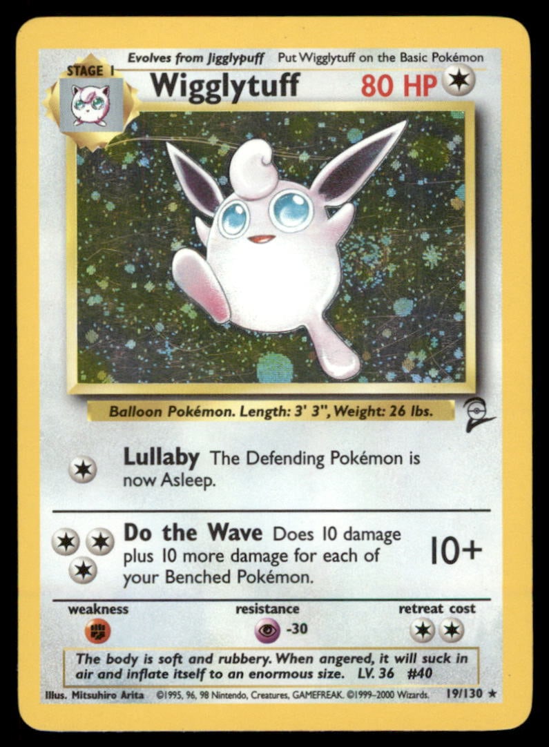 Wigglytuff Base Set 2 #019/130 Holo Pokemon Card: We offer combined shipping on multiple items. Buyers may also arrange their own shipping. LiveShipping is a separate and independent option for shipping that is NOT a part of the auction house or thei