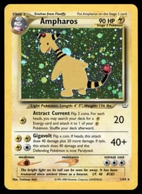Ampharos Neo Revelation #01/64 Holo Pokemon Card