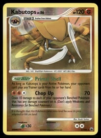 Kabutops Majestic Dawn #6/100 Holo Pokemon Card