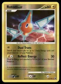 Rotom Majestic Dawn #13/100 Holo Pokemon Card