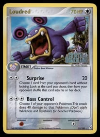 Loudred Crystal Guardians #23/100 Holo Pokemon Card