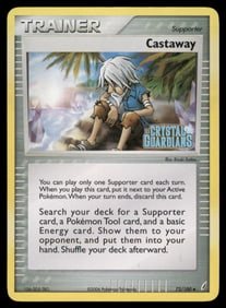 Castaway Crystal Guardians #72/100 Holo Pokemon Card