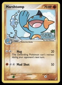 Marshtomp Crystal Guardians #38/100 Holo Pokemon Card