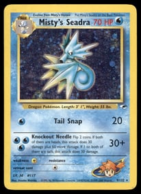 Misty's Seadra Gym Heroes #009/132 Holo Pokemon Card