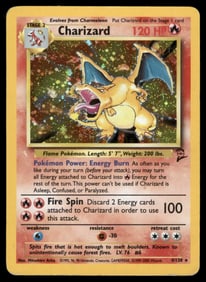 Charizard Base Set 2 #004/130 Holo Pokemon Card