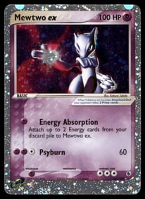 Mewtwo ex Ruby and Sapphire #101/109 Holo Pokemon Card