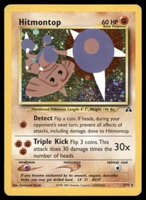 Hitmontop (3) Neo Discovery #03/75 Holo Pokemon Card