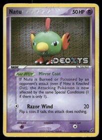 Natu Deoxys #66/107 Holo Pokemon Card
