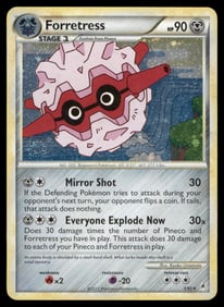 Forretress (3) Undaunted #3/90 Holo Pokemon Card