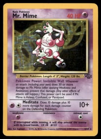 Mr. Mime (6) Jungle #06/64 Holo Pokemon Card