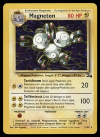 Magneton (11) Fossil #11/62 Holo Pokemon Card