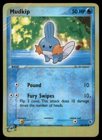 Mudkip Ruby and Sapphire #60/109 Holo Pokemon Card