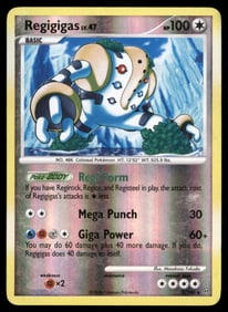 Regigigas Stormfront #9/100 Holo Pokemon Card