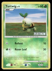 Turtwig (77) Majestic Dawn #77/100 Holo Pokemon Card