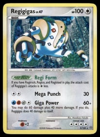 Regigigas Stormfront #9/100 Holo Pokemon Card