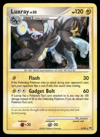 Luxray Arceus #5/99 Holo Pokemon Card