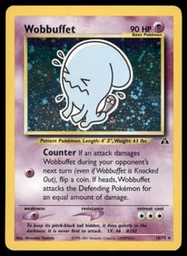 Wobbuffet (16) Neo Discovery #16/75 Holo Pokemon Card