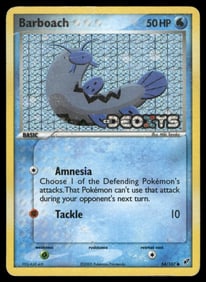 Barboach Deoxys #54/107 Holo Pokemon Card