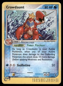 Crawdaunt Dragon #3/97 Holo Pokemon Card