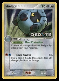 Shelgon Deoxys #45/107 Holo Pokemon Card