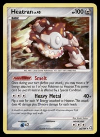 Heatran (30) Legends Awakened #30/146 Holo Pokemon Card