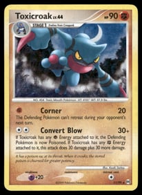 Toxicroak Arceus #11/99 Holo Pokemon Card