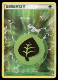 Grass Energy Holon Phantoms #105/110 Holo Pokemon Card